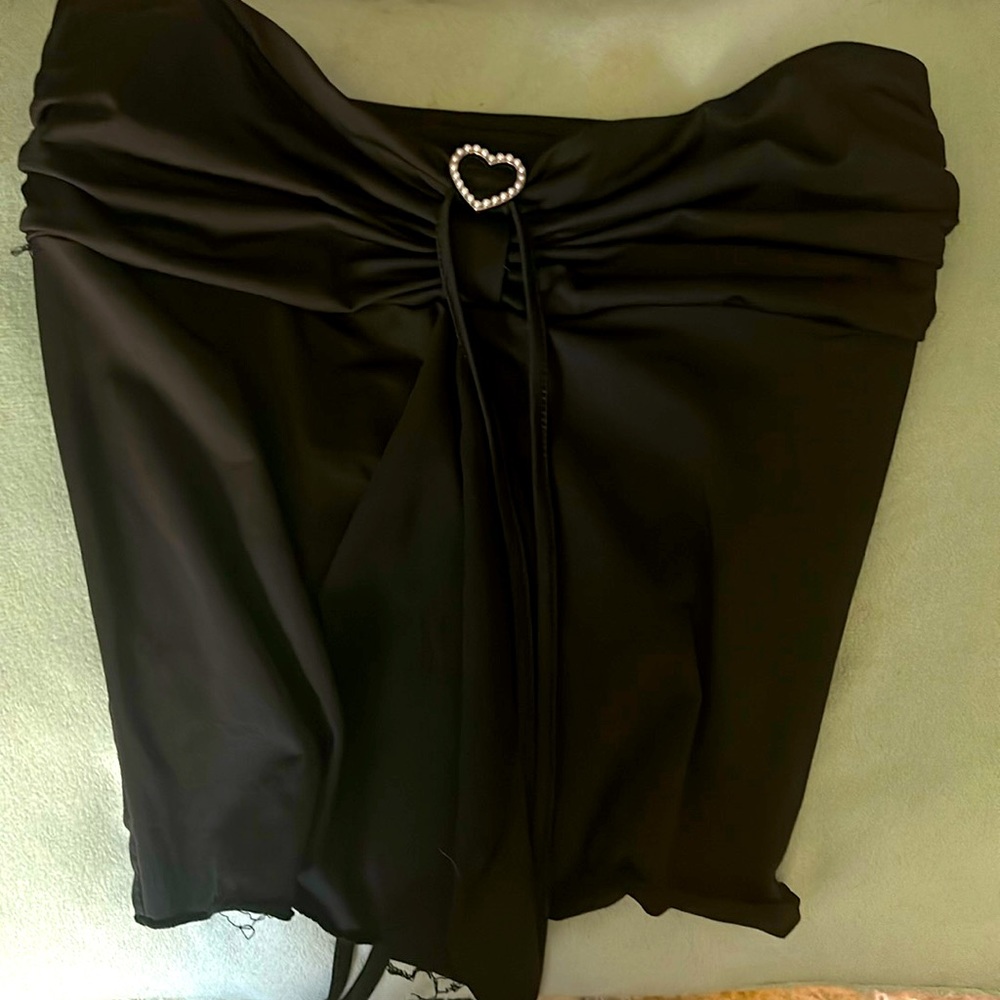 A black tube top